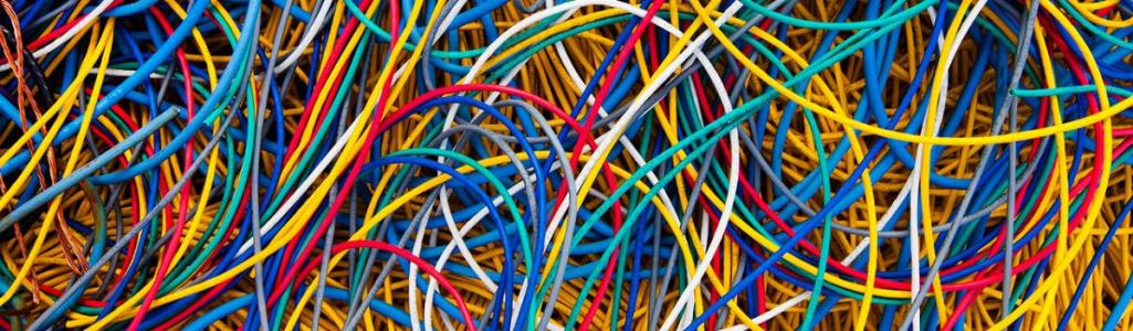 colorful data cabling website header