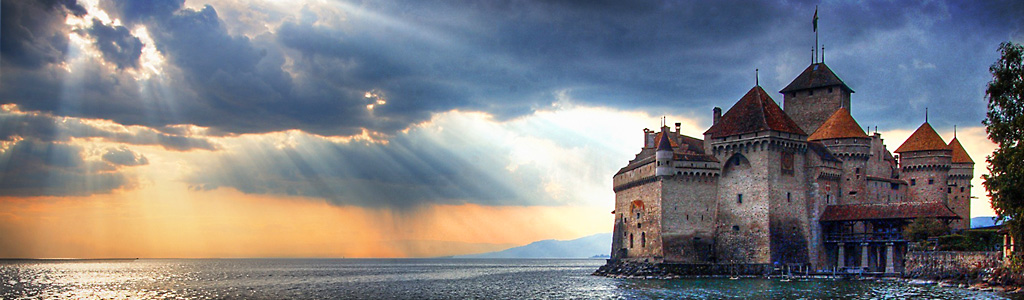 chillon castle in geneva switzerland header